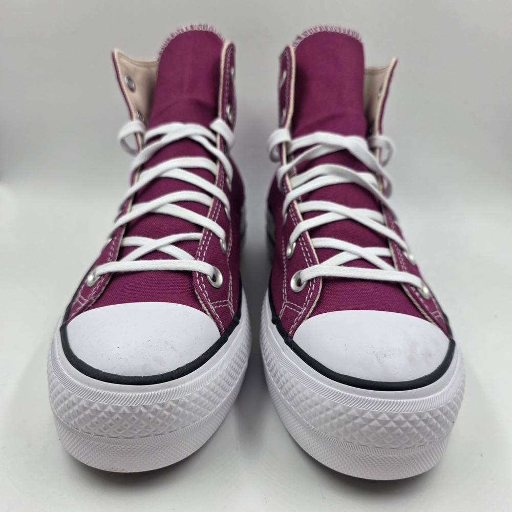 Converse Chuck Taylor All Star Lift Platform High Top Maroon Womens 9 A05471F - Picture 2 of 8